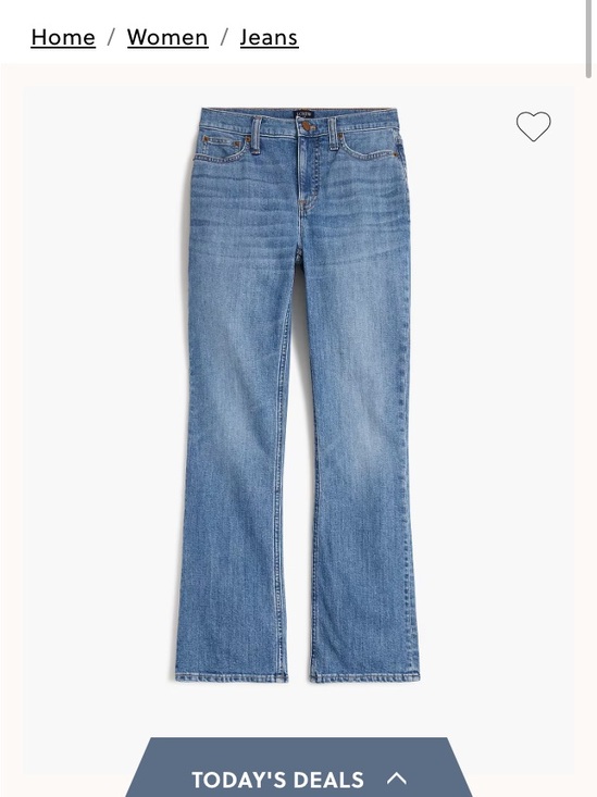 J. Crew Denim - J.Crew Flare Crop Mid Rise Jeans